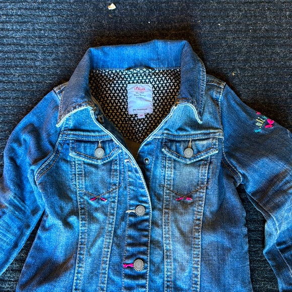 S. Oliver Jean Jacket Size 110 (4T) - Picture 3 of 3
